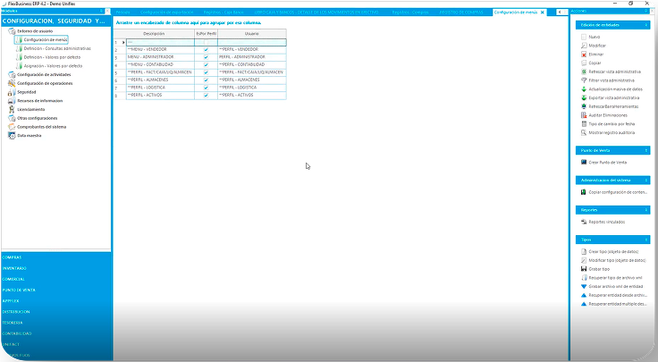 Admin, Seguridad y Auditoria